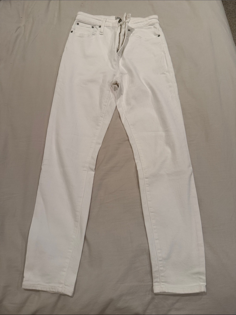 J. Crew Women's Skinny White Jeans